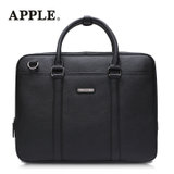 Apple苹果 牛皮男士手提包男包单肩包斜挎包商务休闲公文包电脑包15015501016