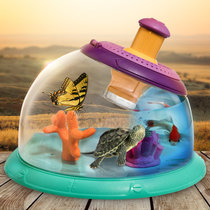 科学罐头多功能动物昆虫观察盒桶鱼缸steam显微镜创意玩具抖音同款 国美超市甄选
