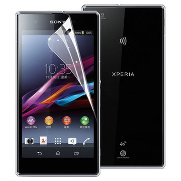 黑柚子blackpomelo索尼l39tl39uz14g版高清贴膜手机高透贴膜保护膜防