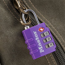 玛斯特锁MASTER LOCK 4684D密码锁TSA海关锁挂锁旅行出国箱包锁行李箱锁(紫色)