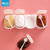 茶花调料盒塑料佐料盒厨房盐收纳瓶套装家用调味盒塑料调味罐(红色 单层3组)