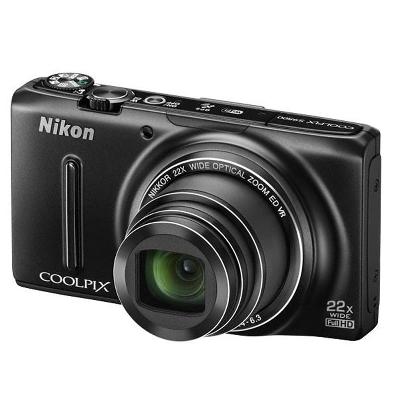 尼康nikons9600数码相机黑色22倍光学变焦1605万有效像素成像能力和