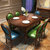 金屋藏娇 餐桌 伸缩餐桌组合 美式实木餐桌 小户型家用饭桌子折叠餐桌(软椅 一桌四椅)