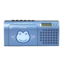 【赠清洗带+包邮】熊猫（Panda）F137F-137 液显小型语言复读机收录机(蓝色)