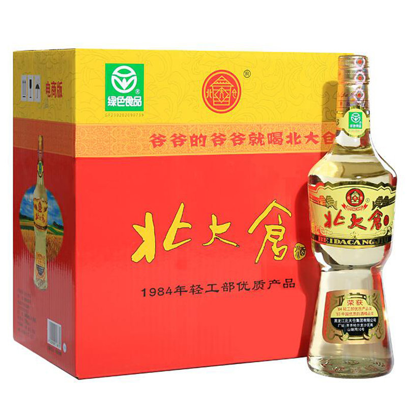 白酒北大仓白酒50度680ml6部优酱香型纯粮酿造整箱装返回商品页