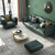 TIMI免洗防污科技布乳胶沙发轻奢三人四人直排组合客厅沙发(复古绿色 四人位2.6米)