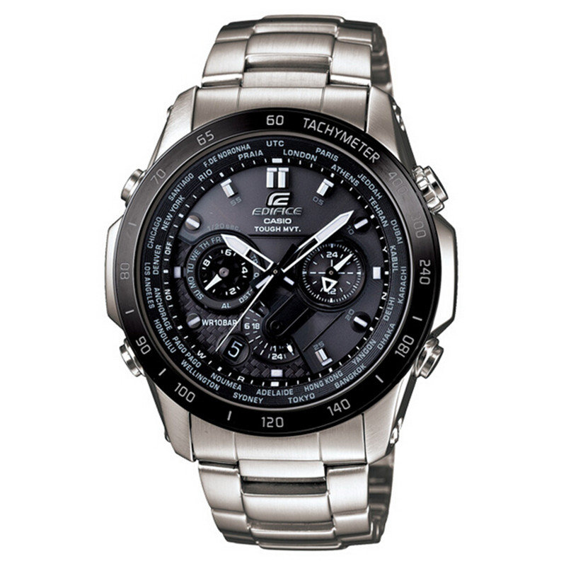 卡西欧casio 男士手表eqw-t1010db-1apr