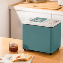 柏翠（petrus）面包机 和面机早餐机家用全自动双管烘焙PE6680(翡翠绿)