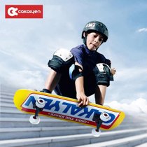 超市-滑板车Cakalyen四轮儿童滑板(蓝色闪光轮)
