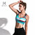 美国HOTSUIT运动内衣女跑步防震健身无钢圈文胸背心式运动bra6694100(深灰 L)