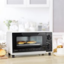 美的（Midea）T1-109F 家用多功能迷你小烤箱 10升家用容量(热销)