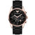 阿玛尼手表休闲时尚潮流胶包钢大气石英女士手表AR5906(黑色 塑胶)