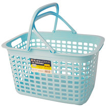 爱丽思IRIS 环保树脂杂物污衣脏衣服收纳整理篮洗衣筐LB-M(LB-M蓝色)