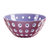 意大利guzzini 原装进口创意小吃碗家用水果碗甜品碗沙拉碗幻影波点碗 国美厨空间(紫 大号)