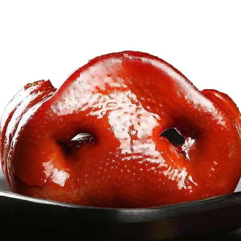 卤味熟食猪鼻子猪拱嘴500g真空即食猪头肉零食小吃下酒菜卤肉批发图片