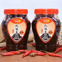湖南特产农家风味豆豉辣椒酱瓶装自制下饭菜豆豉酱(1000克 1瓶)