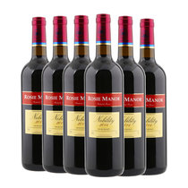 法国进口红酒罗茜贵族干红葡萄酒(六只装)