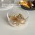 ins风日式北欧玻璃沙拉碗简约水果麦片碗早餐碗大容量汤碗玻璃碗(中号640ml)