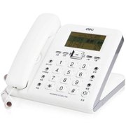 得力(deli) 有线电话机 免提来电显示 790 语音报号家用电话机办公商务话机固定电话机 语音报号、报时间、报温度