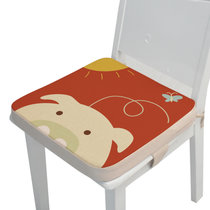 峻杨卡通儿童餐椅增高坐垫小学生宝宝透气椅垫座椅加厚加高椅子垫(胖胖猪5cm薄)