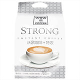 【国美自营】沃欧咖啡（WOW COFFEE）特浓即溶咖啡1500g（15g×100条）速溶系列 袋装