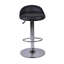 京好 时尚吧台椅 酒吧椅 前台椅子 吧台凳子 高脚凳 休闲创意可升降旋转餐椅E136(黑色款 凳高度80厘米)