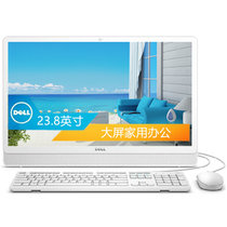 戴尔（DELL）灵越Ins 3455-R6448W 23.8英寸一体机电脑（A6四核 4G 500G 高清屏 无线键鼠）