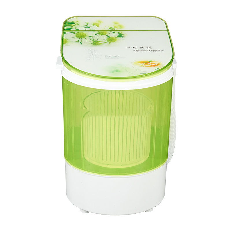 5公斤半自动迷你洗衣机 宝宝洗脱一体机 青春黄(青春黄)图片大全,高清