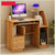 【京好】时尚电脑桌 家用台式电脑桌办公桌 写字台书桌子A124(F款红枫木100CM双斗 约32公斤)