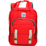 瑞士军刀SUISSEWIN韩版男女学生书包休闲双肩包随身背包旅行包(红色)