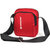 SUISSEWIN单肩包斜挎包男女商务休闲运动包帆布包防水小背包竖款挎包轻便小包(红色)