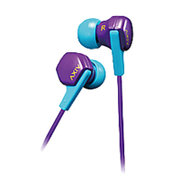 杰伟世（JVC） HA-FX17-AY 时尚欧风出街耳机耳塞出众的重低音效 紫色
