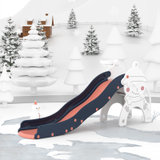 儿童室内滑滑梯宝宝家用可折叠多功能小型滑梯幼儿园玩具环保安全(雪人滑梯170CM灰白 默认版本)