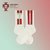 葡萄牙国家队官方商品 | C罗B费菲利克斯足球迷潮袜子 时尚白棉袜(B费（11号）)
