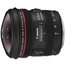 佳能（Canon）单反镜头EF 8-15mm f/4L USM 鱼眼镜头佳能8-15(黑色 官方标配)