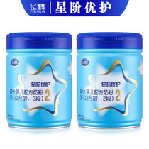 飞鹤星阶优护 较大婴儿配方奶粉 2段(6-12个月适用) 900克*2桶 含益生菌、益生元