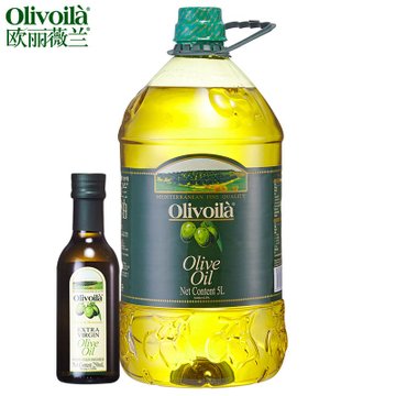欧丽薇兰 纯正橄榄油5L 中式食用炒菜烹饪橄榄油调味油十二道锋味 食用油(5L 自定义)