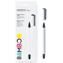 和冠（Wacom）Bamboo Duo CS-191 第四代触控笔 手写 电容笔 4色可选 白色