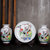 景德镇陶瓷器三件套小花瓶现代中式客厅电视柜插花工艺品装饰摆件(竹林七贤)