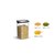 密封罐透明塑料厨房香料食品坚果咖啡豆储物罐家用五谷杂粮收纳盒(中号-900ML)