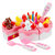 【彼优比】儿童过家家玩具水果蛋糕玩具切切乐水果蛋糕玩具套装儿童玩具(36件粉)