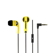 联想(Lenovo) P152A 手机耳麦 入耳式耳机 带麦克风 电脑 MP3耳塞式 时尚潮流(黄色)