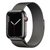 Apple Watch Series 7 智能手表 GPS款+蜂窝款 45毫米石墨色不锈钢表壳 石墨色米兰尼斯表带MKL33CH/A
