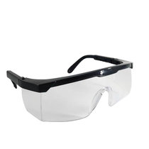 卡质镜腿可拉伸护目镜5副装通用 防尘防溅 男女士安全眼镜护目眼镜
