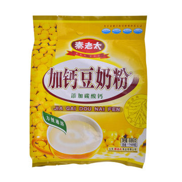 秦老太加钙豆奶粉595g袋