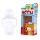 巴菲熊 B5209 宽口径葫芦型握把自动奶瓶 （M）280ml/9oz(白色)
