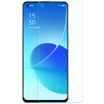 【2片】opporeno6钢化膜 OPPO Reno6 手机膜 钢化玻璃膜 前膜 高清高透 贴膜 手机保护膜