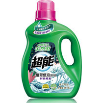 超能洗衣液1.5kg 植翠低泡易漂天然椰油洗衣液柔顺剂