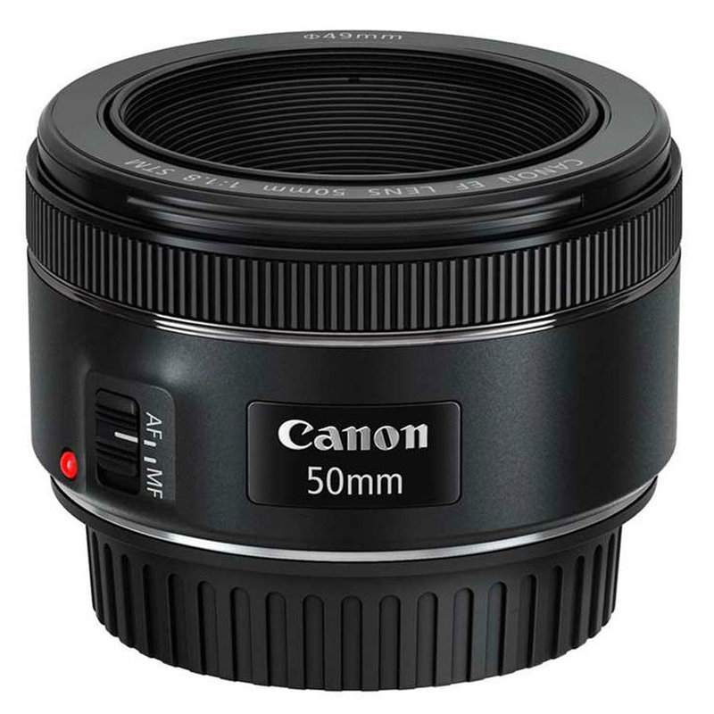 canon 佳能镜头ef 50mm f/1.8 标准定焦镜头 stm马达技术 黑色