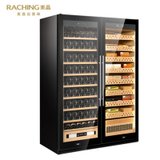 定制美晶/Raching SD800双门雪茄柜酒柜组合柜智能冷柜储藏保养柜(新款明拉手)
